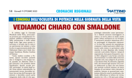 Giornata mondiale della vista, da Potenza i consigli dell'oculista Smaldone 