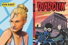 Il "Colpo a Paestum" di Diabolik ideato da Astorina e Lo Scarabocchiatore
