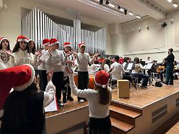 Al Conservatorio "Giordano" il grande concerto di Natale del Santa Chiara Pascoli di Altamura di Foggia