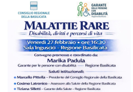 Malattie rare e percorsi di vita: a Potenza il convegno promosso dalla garante Padula