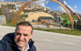 Il Palazzetto del tennis simbolo di una Viggiano che cresce