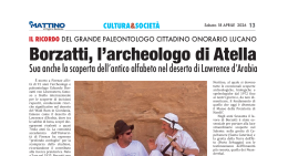 Addio a Edoardo Borzatti, l'archeologo di Atella 