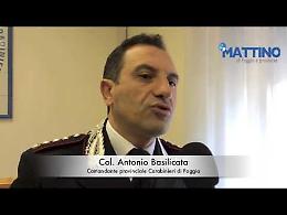 Criminalità, il bilancio del Colonnello Basilicata