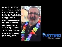 Emiliano: «Questo Gay Pride cambierà Foggia»