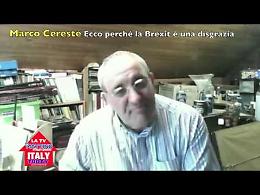 Marco Cereste:  «La Brexit? Una disgrazia» 