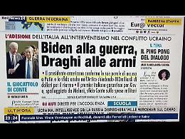 Il mondo chiede la pace, Biden va alla guerra e Draghi lo segue con le armi