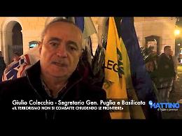 Colecchia (Cisl): «Il terrorismo non si combatte chiudendo le frontiere»