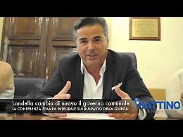 Landella mette alla porta i partiti: «Questa è la mia Giunta»