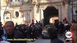 San Severo, tanta gente ad accompagnare Vincenzo in chiesa