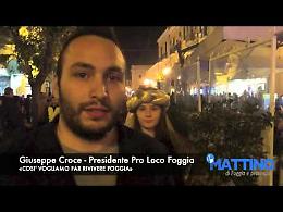Croce: «Così vogliamo far rivivere le tradizioni di Foggia»