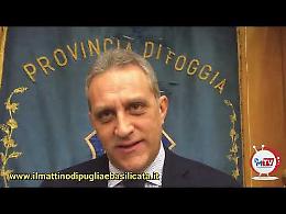 Gli auguri del presidente della Provincia di Foggia, Nicola Gatta: un balzo continuo di crescita tra Puglia e Basilicata
