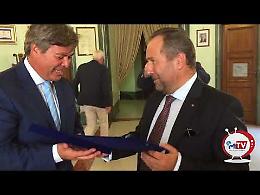 Arriva a Foggia il nuovo Prefetto Mariani, prima tappa dal Sindaco Landella 