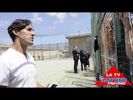 Cristian Agnelli tra i carcerati di Foggia 