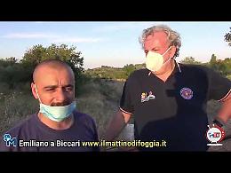 Emiliano va per frane in provincia di Foggia per raccogliere il frutto delle opere contro il dissesto