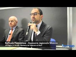 Piemontese: «A Foggia un importante presidio del Politecnico di Bari»