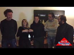 Brindando con Manila Nazzaro e Savino Zaba: auguri a tutti