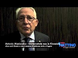 Maniscalco: «Ecco cos'è Kiwanis e cosa si propone di realizzare anche a Foggia»
