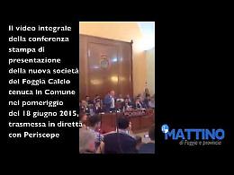 Il nuovo Foggia Calcio si presenta