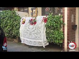 La fede ai tempi del Coronavirus: a Foggia rosario recitato con megafono da balcone a balcone