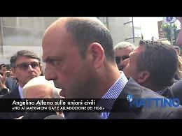 Alfano: «No ai matrimoni omosessuali e all'adozione dei figli»