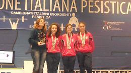 Giovani e forti: le esordienti della Veneziano sul podio dei Campionati Italiani