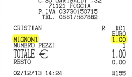 Un mignon tutto d'oro