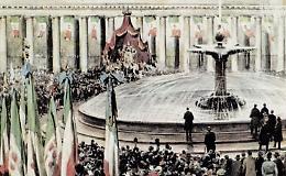 Oggi, 21 marzo 1924, s'inaugura a Foggia la fontana del Sele, davanti alla Madonna dei Sette Veli