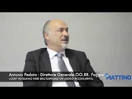 Pedota: «Così vogliamo fare dei Riuniti un luogo accogliente»