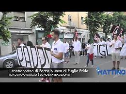 Forza Nuova in piazza contro il Gay Pride a Foggia