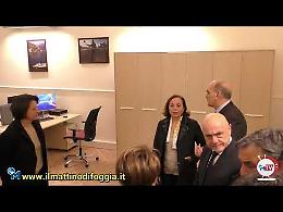 La Dia di Foggia inaugurata dal ministro Lamorgese vista dall'interno, a guidarla Paolo Iannucci