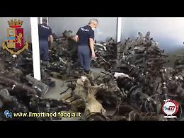 Scoperto dalla Polizia a Cerignola "cimitero" della auto da 27 milioni di euro