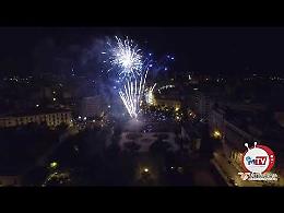 I fuochi di Ferragosto a Foggia come non li avete mai visti: da un drone 