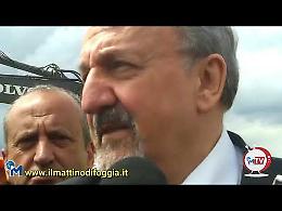 A Foggia Emiliano pone la prima pietra per il decollo del Gino Lisa
