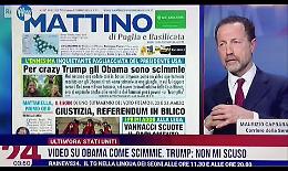 Per crazy Trump gli Obama sono delle scimmie. Referendum sulla giustizia in bilico