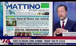 Per crazy Trump gli Obama sono delle scimmie. Referendum sulla giustizia in bilico