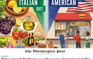 Italiani meno grassi degli americani grazie allo stile di vita, la dieta mediterranea e la sanità pubblica