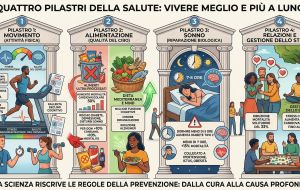 Ecco i pilastri della salute a cui appoggiarsi per vivere meglio e pi&ugrave; a lungo