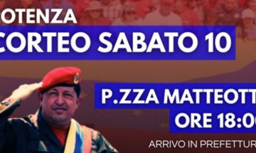 "No all'imperialismo americano": a Potenza la manifestazione a sostegno di Maduro