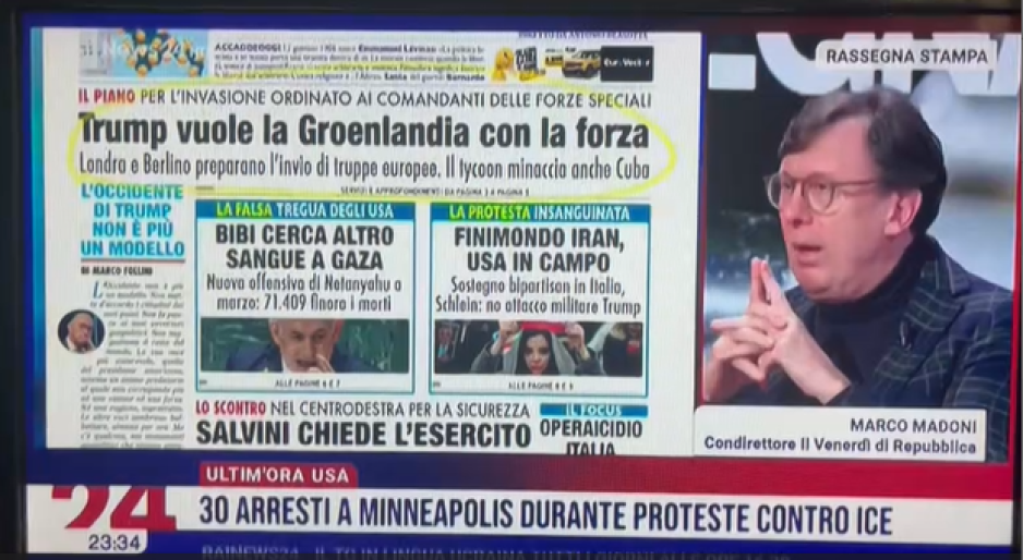 Trump vuole la Groenlandia con la forza e minaccia pure Cuba