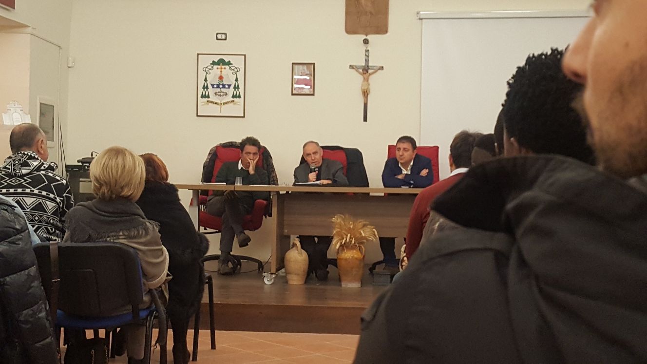 Un momento dell'incontro (Foto di Takina Ousmane)